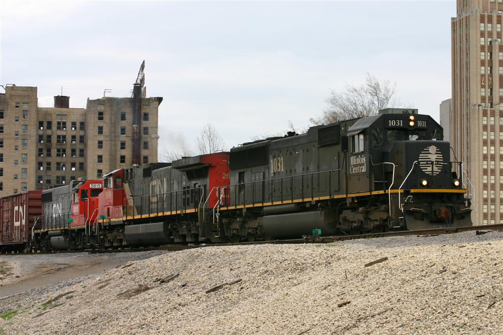 Illinois Central #1031 at Jackson, MS