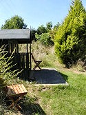 Wendy House and garden