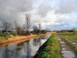 Canal near Ruckinge winter view