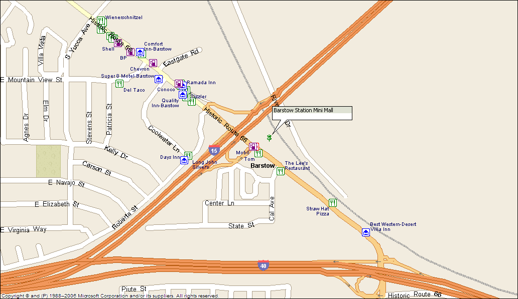 Barstow Station Mini Mall - Barstow CA