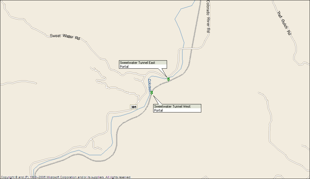 Sweetwater Tunnel - Sweetwater CO