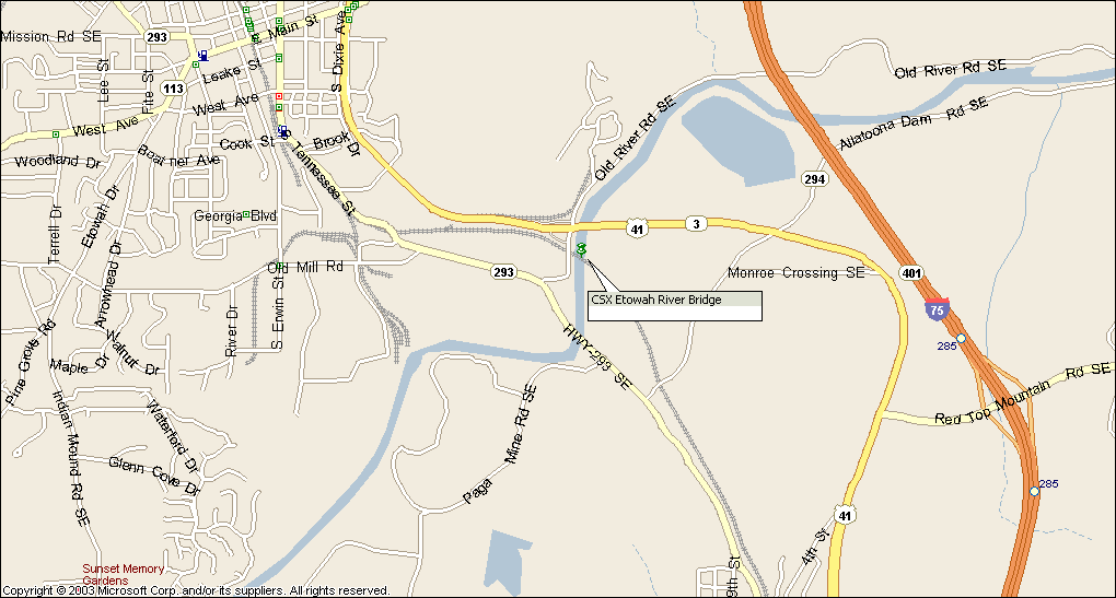 Etowah River Bridge - Cartersville GA
