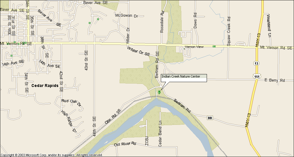 Indian Creek Nature Center - Cedar Rapids IA