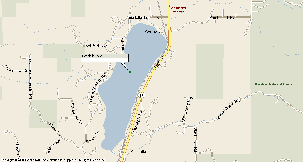 Cocolalla Lake ID