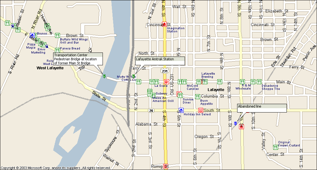 Riehle Plaza Transportation Center and Pedestrian Bridge - Lafayette IN