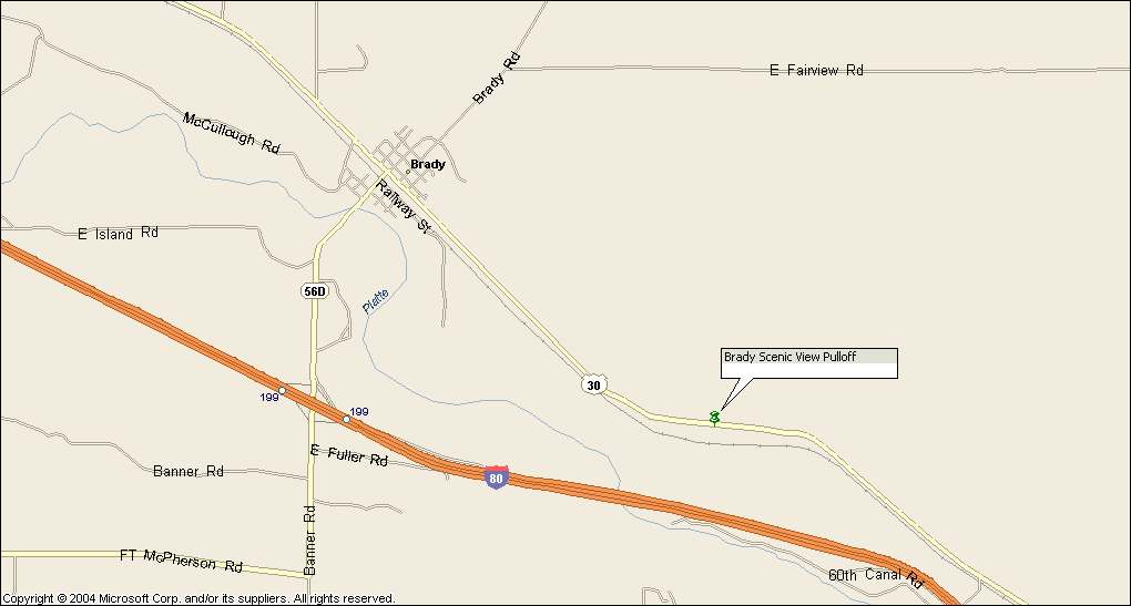 US Route 30 Pulloff - Brady NE
