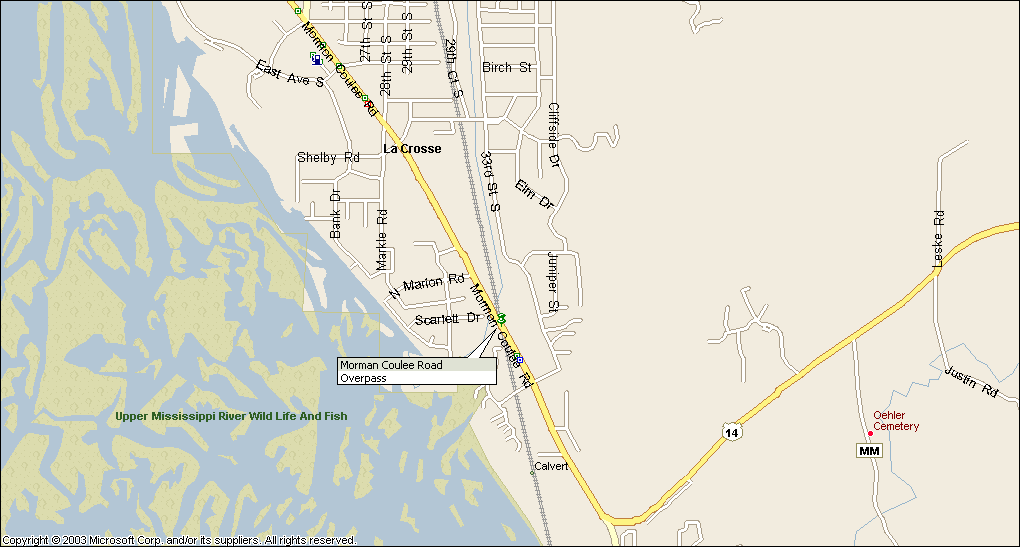Mormon Coulee Road Overpass - La Crosse WI