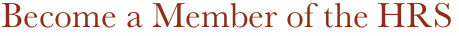 Become a Member of the HRS