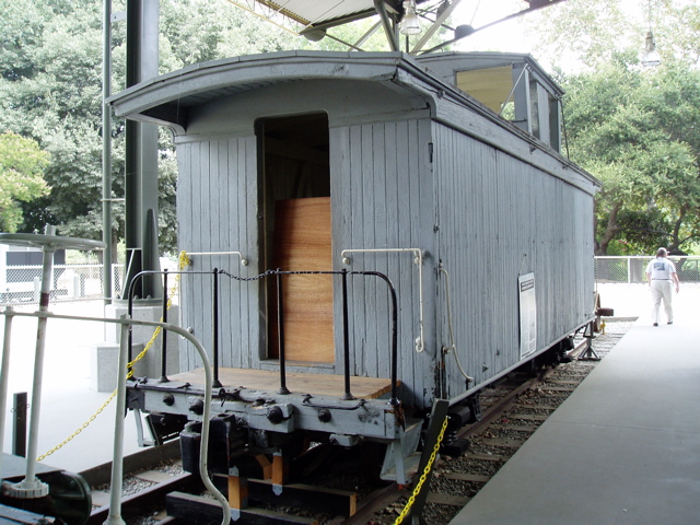 Caboose 1 west end inside view