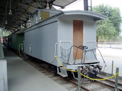 Caboose 1 east end inside view