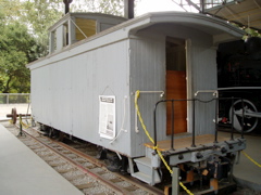 Caboose 1 west end outside view